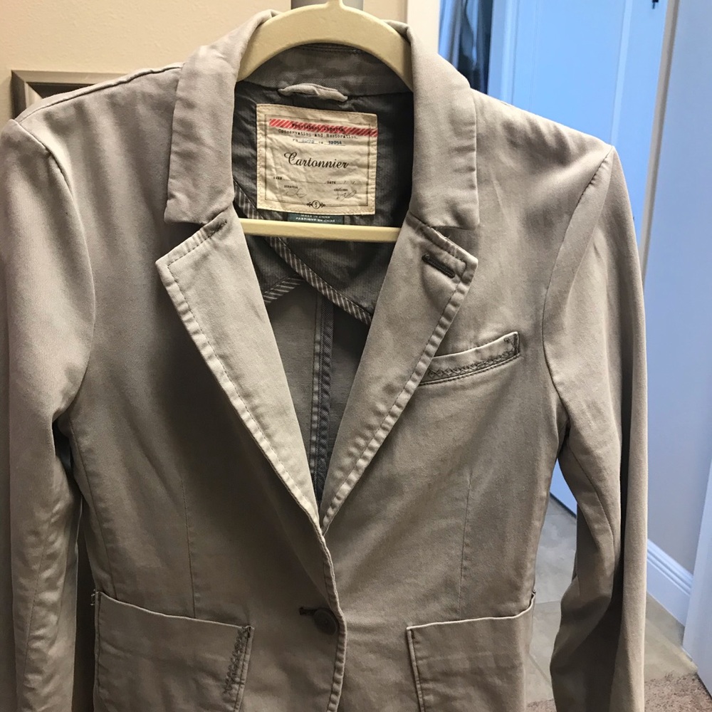 Cartonnier Gray Casual Blazer